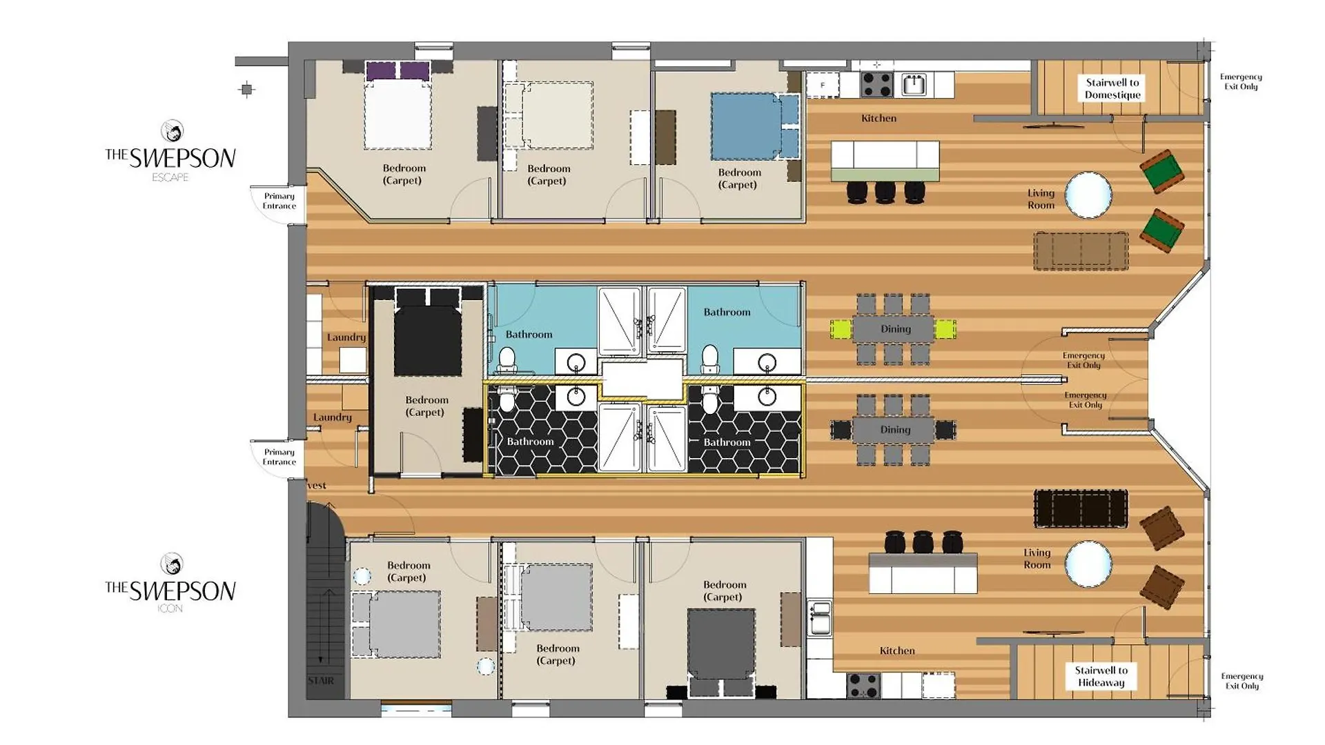 Сasa de vacaciones Villa Sleeps18 9Beds 7Br 4Ba Swepson Estate Louisville
